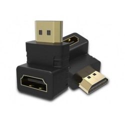 90 Derece HDMI Dirsek Adaptör HDMI Erkek/Dişi L Çevirici
