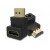 90 Derece HDMI Dirsek Adaptör HDMI Erkek/Dişi L Çevirici