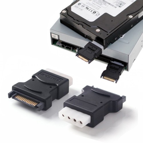 4 Pin Molex PC IDE Dişi to 15 Pin SATA Erkek Güç Adaptörü