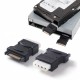 4 Pin Molex PC IDE Dişi to 15 Pin SATA Erkek Güç Adaptörü,Kasa İçi Kablolar,