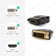 DVI 24+1 Erkek to HDMI Dişi Dönüştürücü,Çevirici ve Çoklayıcılar,