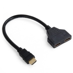 2 Port HDMI Splitter HDMI Çoklayıcı Kablo
