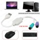 USB to PS/2 Klavye Mouse Çevirici Adaptör,Çevirici ve Çoklayıcılar,