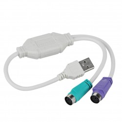 USB to PS/2 Klavye Mouse Çevirici Adaptör