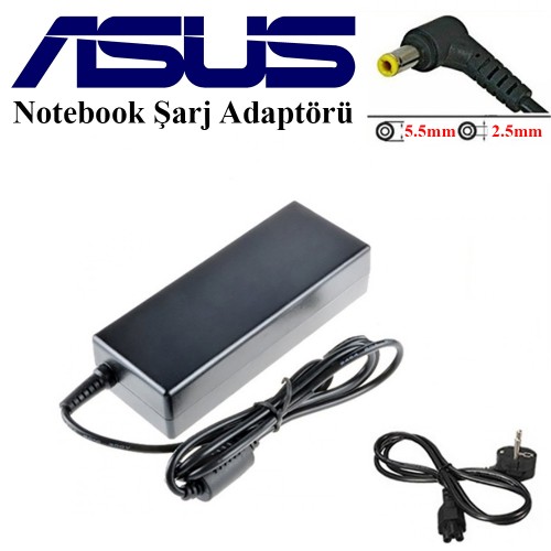 Asus Notebook Şarj Adaptörü 19V 65W 3.42A 5.5 x 2.5mm,Notebook Adaptör,