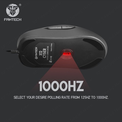 FANTECH X12 CYBER Makro RGB Oyuncu Mouse,Klavye Mouse,