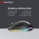 Fantech MVP862 COMMANDER RGB Mekanik Klavye & RGB Macro Mouse,Klavye Mouse,