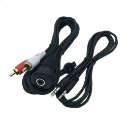 Su Geçirmez Panel Tipi 2/RCA to 3.5 mm Aux Kablo