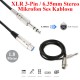 XLR 3-Pin Dişi 6.35mm Stereo Fiş Korumalı Mikrofon Ses Kablosu-1.8Metre,Ses Kabloları,