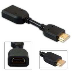 10 cm Çift Yönlü HDMI Uzatma Kablosu