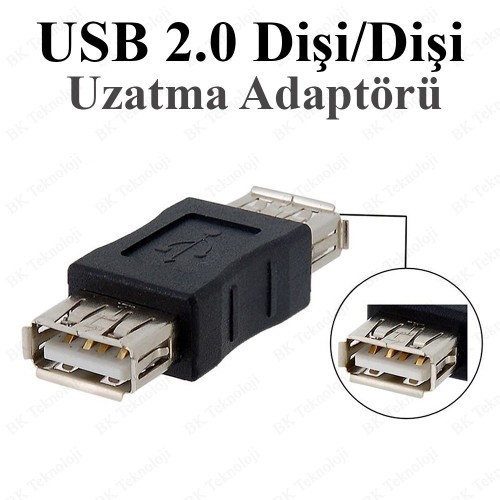 USB (Dişi-Dişi) Ara Bağlantı Uzatma Adaptörü,Çevirici ve Çoklayıcılar,