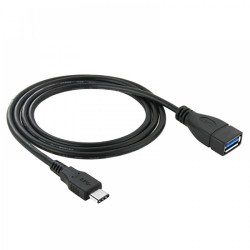 1 Metre Type-C Erkek - USB 3.0 Dişi Data Şarj Kablosu