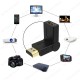 180 Derece Ayarlanabilir HDMI Erkek-Dişi Adaptör,Çevirici ve Çoklayıcılar,