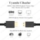 1 Metre Mini HDMI-HDMI Yüksek Çözünürlüklü Tablet Uyumlu Video Kablosu,Görüntü Kabloları,