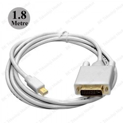 Mini DP-DVI Kablosu Mini Displayport-DVI-D 24+1 Erkek Adaptör Video Kablosu Mini DP-DVI Kablosu Mini Displayport-DVI-D 24+1 Erkek Adaptör Video Kablosu