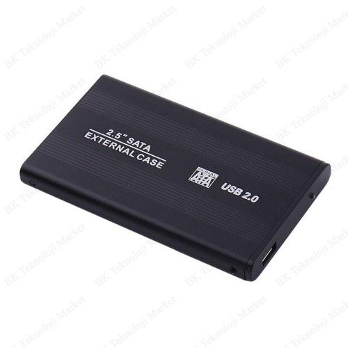 2.5 SATA USB 2.0 Alüminyum Harici Notebook HDD Kutusu