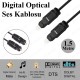 1.5 Metre Digital Optik Toslink Fiber Ses Kablosu OD:2.2,Ses Kabloları,