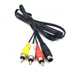 1.5 Metre S-Video 7 Pin to 3 RCA Video Kablosu
