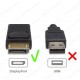 DisplayPort - DVI Dönüştürücü Adaptör (Erkek - Dişi) - DP to DVI,Çevirici ve Çoklayıcılar,