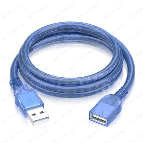 3 Metre USB 2.0 Dişi/Erkek Uzatma Kablosu,USB Kablolar,