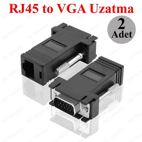 RJ45 Cat5 Cat/6 VGA Extender Ethernet Kablo VGA Uzatma Adaptörü,Network Kablo ve Aksesuarları,