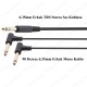 1.8 Metre 6.35mm 1/4 TRS Stereo to 2x6.35mm TS Mono Y Splitter Kablo,Ses Kabloları,