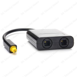 Digital Optik Toslink Ses Kablosu Çoklayıcı Birleştirici Splitter Digital Optik Toslink Ses Kablosu Çoklayıcı Birleştirici Splitter