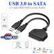 USB 3.0 to 2.5 inç Sata HDD SSD Çevirici Veri Kurtarma Kablosu