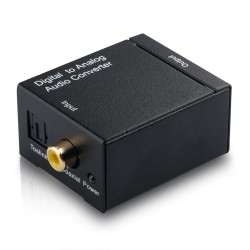 Dijital to Analog Optic Ses Dönüştürücü Adaptör