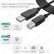 1.5 Metre USB Yazıcı Kablosu HP- Canon-Brother Printer Kablosu,Yazıcı Kabloları,