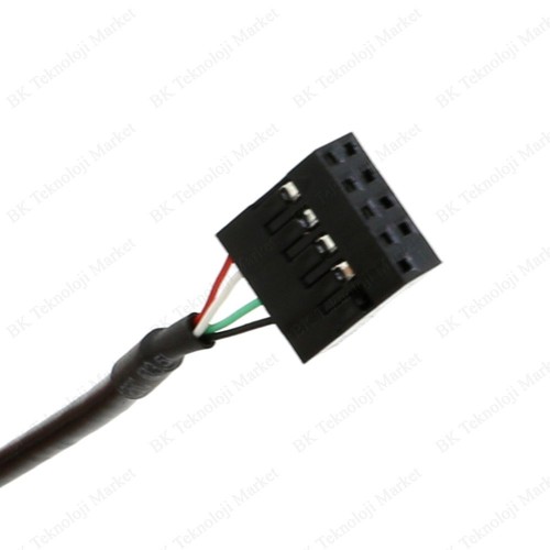 USB 2.0 Dişi Dupont 9 Pin Dişi Veri Anakart Adaptör Kablosu,Kasa İçi Kablolar,