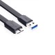 USB 3.0 Micro-B Flat Data/Şarj Kablosu,Micro-B Kablolar,