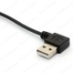 90 Derece Dik Açılı Spiral Mini USB Şarj/Data Kablosu 1.5 Metre,USB Kablolar,