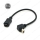 Mini USB 90 Derece Yukarı Açılı Dişi Erkek Uzatma Kablosu,Çevirici ve Çoklayıcılar,