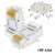 RJ45 CAT5e Jack Konnektör Altın Kaplama Ethernet Uç 8P8C 100'lü Paket