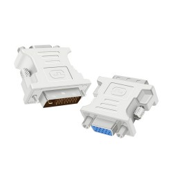 Yüksek Kalite DVI-I 24+5 Erkek to VGA Dişi Dönüştürücü