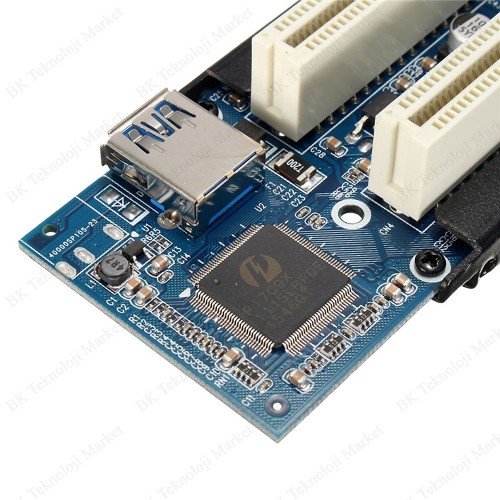 PCI Express  to 2 X PCI Genişletme Kartı USB 3.0 PCI Adaptör Kartı