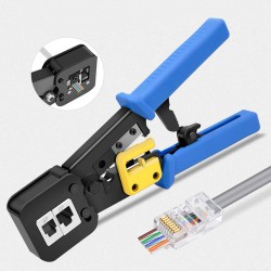 Yeni Nesil EZ RJ45 RJ11 Cat5 Cat6 Konnektör Ağ Sıkma Pensesi