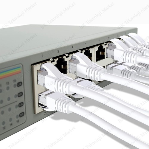CAT5e Yüksek Hızlı Gigabit Ethernet Ağ LAN Kablosu 30 Metre