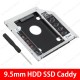 9.5mm SATA 3.0 2.5 inch Notebook HDD SSD Caddy Kızak Kutu