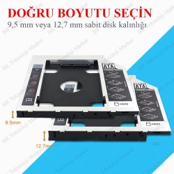 12.7mm SATA 3.0 2.5 inch Notebook HDD SSD Caddy Kızak Kutu 12.7mm SATA 3.0 2.5 inch Notebook HDD SSD Caddy Kızak Kutu