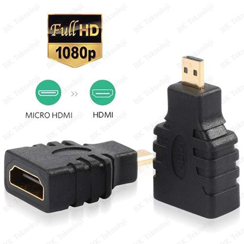 Micro HDMI to HDMI Tablet Kamera Dönüştürücü Adaptör,Çevirici ve Çoklayıcılar,