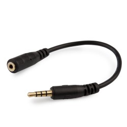 4 Kutuplu 3.5mm Erkek to 2.5mm Dişi Stereo Ses Kablosu