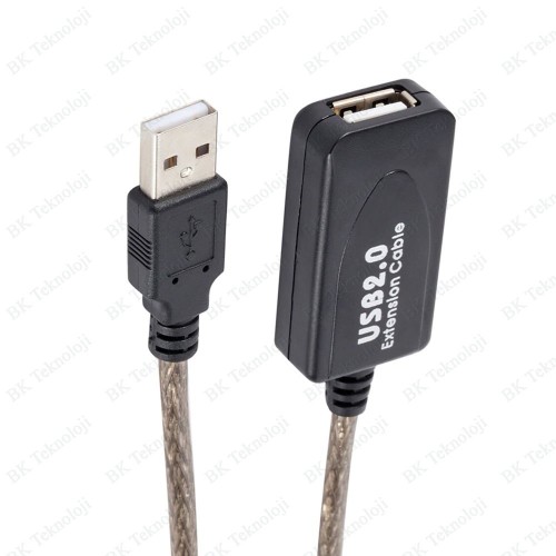 5 Metre Sinyal Güçlendiricili Yeni Çipli Aktif USB 2.0 Uzatma Kablosu,USB Kablolar,