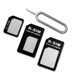 Nano Ve Micro Sim Kart Dönüştürücü Adaptör Seti