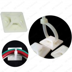 10 Adet 20x20mm Yapışkanlı Kare Kroşe