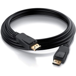 Gold Plated Displayport Erkek-Erkek Görüntü Kablosu 5 Metre