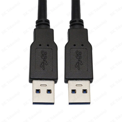 Yüksek Hızlı USB 3.0 Erkek-Erkek Data Kablosu 5 Metre