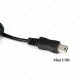 Spiral Micro USB Erkek to Mini USB Erkek Kablo - 1Metre