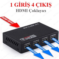 HDMI Çoklayıcı 1 Giriş 4 Çıkışlı 1080P 3D HDMI Splitter HDMI Çoklayıcı 1 Giriş 4 Çıkışlı 1080P 3D HDMI Splitter
